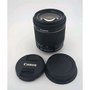 Canon Zoom Lens EF-S 18-55mm 1:3.5-5.6 IS STM - Tested - With Both Caps